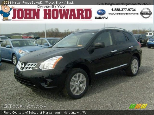 2011 Nissan Rogue SL AWD in Wicked Black