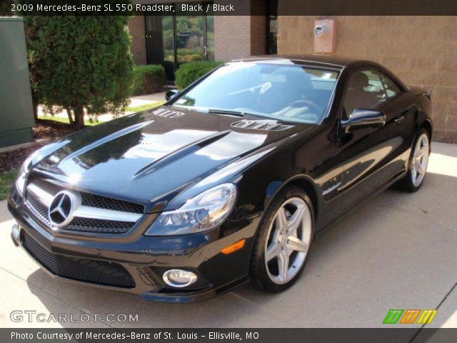 2009 Mercedes-Benz SL 550 Roadster in Black