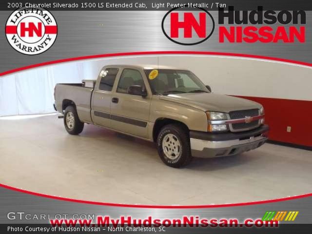 2003 Chevrolet Silverado 1500 LS Extended Cab in Light Pewter Metallic