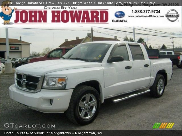 2008 Dodge Dakota SLT Crew Cab 4x4 in Bright White