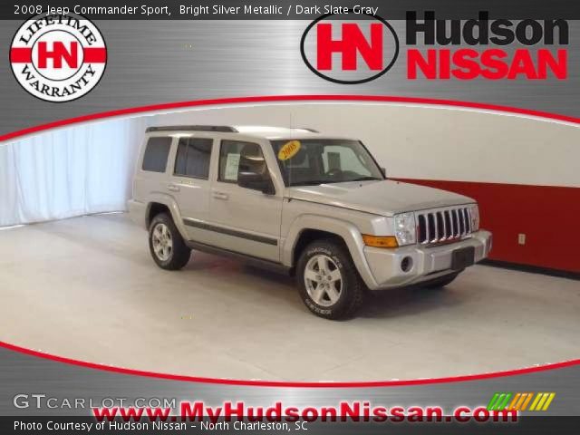 2008 Jeep Commander Sport in Bright Silver Metallic