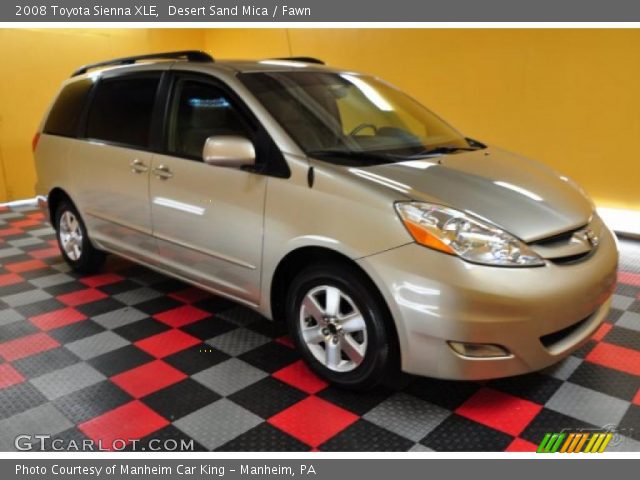2008 Toyota Sienna XLE in Desert Sand Mica