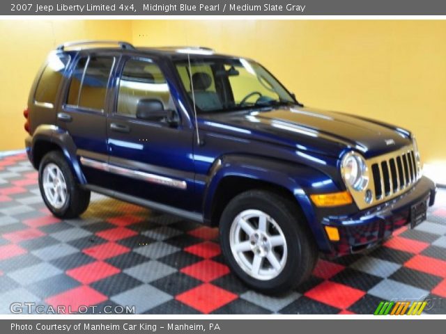 2007 Jeep Liberty Limited 4x4 in Midnight Blue Pearl