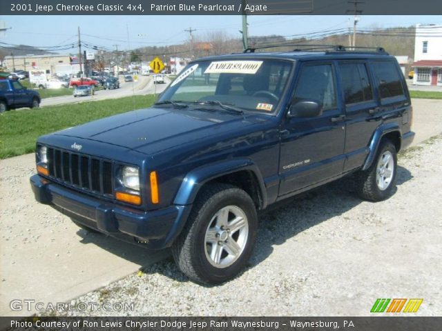 2001 Jeep Cherokee Classic 4x4 in Patriot Blue Pearlcoat