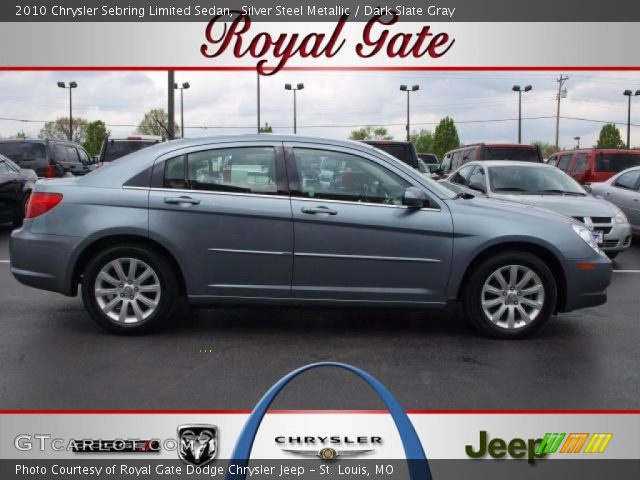2010 Chrysler Sebring Limited Sedan in Silver Steel Metallic