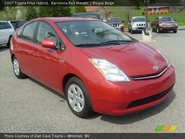 2007 Toyota Prius Hybrid in Barcelona Red Metallic