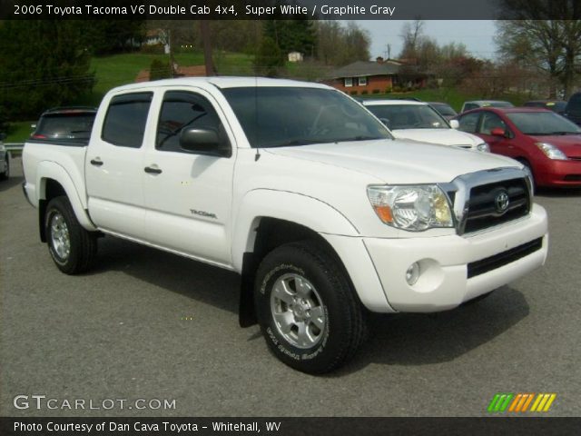 2006 Toyota Tacoma V6 Double Cab 4x4 in Super White
