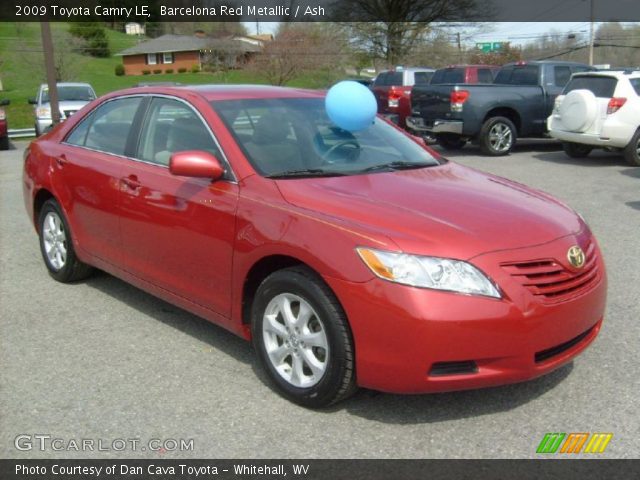 2009 Toyota Camry LE in Barcelona Red Metallic