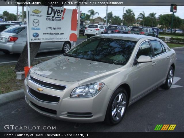 2010 Chevrolet Malibu LT Sedan in Gold Mist Metallic