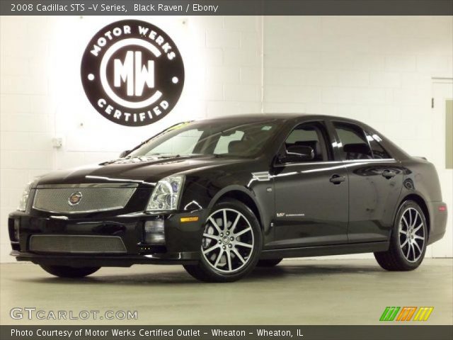 2008 Cadillac STS -V Series in Black Raven