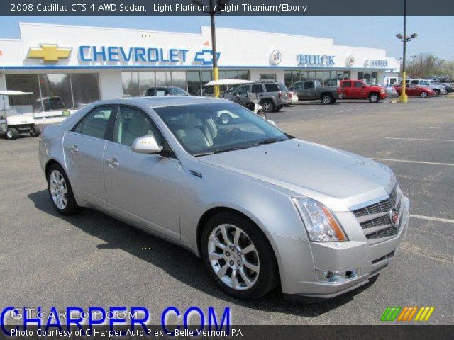 2008 Cadillac CTS 4 AWD Sedan in Light Platinum