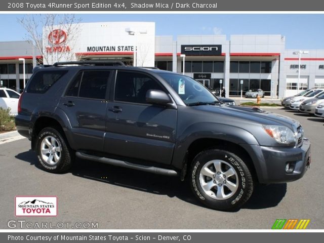 2008 Toyota 4Runner Sport Edition 4x4 in Shadow Mica