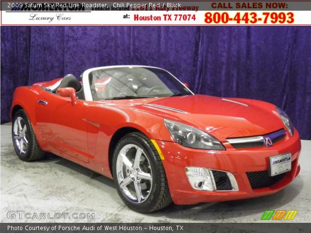 2009 Saturn Sky Red Line Roadster in Chili Pepper Red