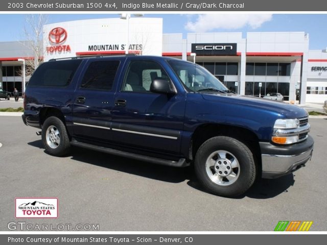2003 Chevrolet Suburban 1500 4x4 in Indigo Blue Metallic