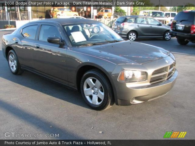 2008 Dodge Charger Police Package in Dark Titanium Metallic
