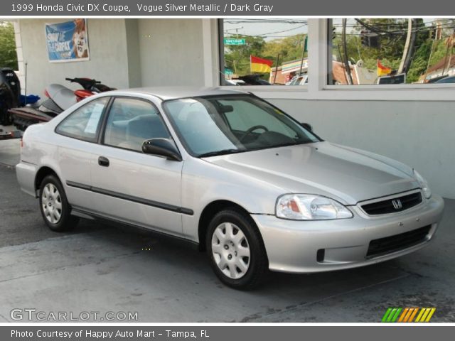 1999 Honda Civic DX Coupe in Vogue Silver Metallic