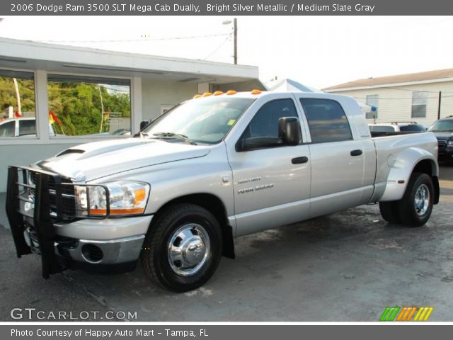 2006 Dodge Ram 3500 SLT Mega Cab Dually in Bright Silver Metallic