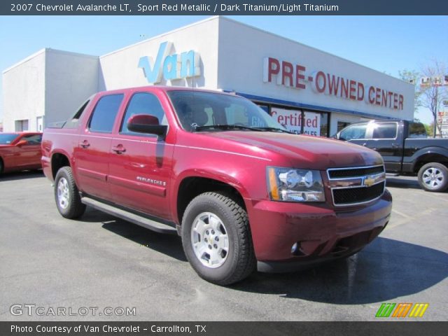 2007 Chevrolet Avalanche LT in Sport Red Metallic