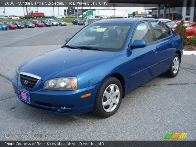 2006 Hyundai Elantra GLS Sedan in Tidal Wave Blue