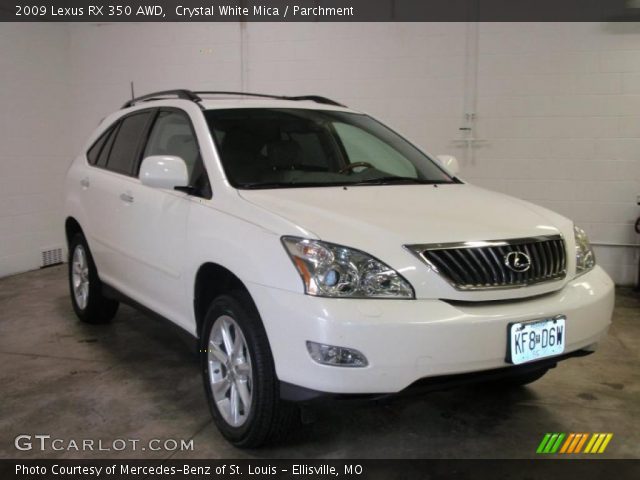 2009 Lexus RX 350 AWD in Crystal White Mica