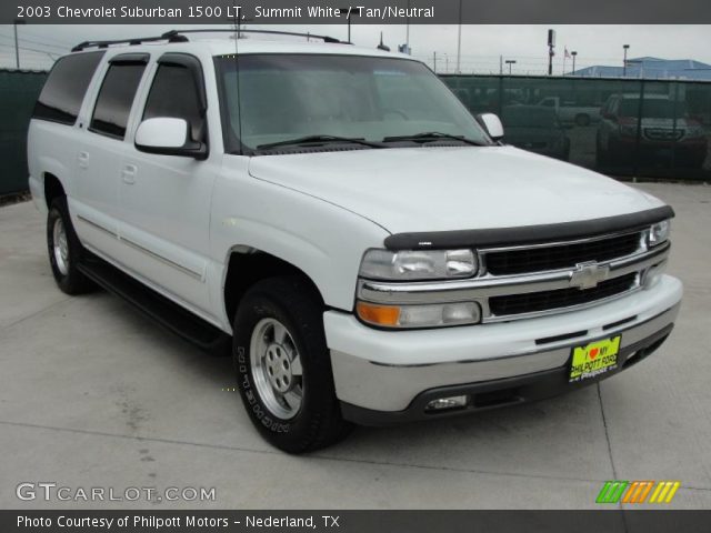 2003 Chevrolet Suburban 1500 LT in Summit White