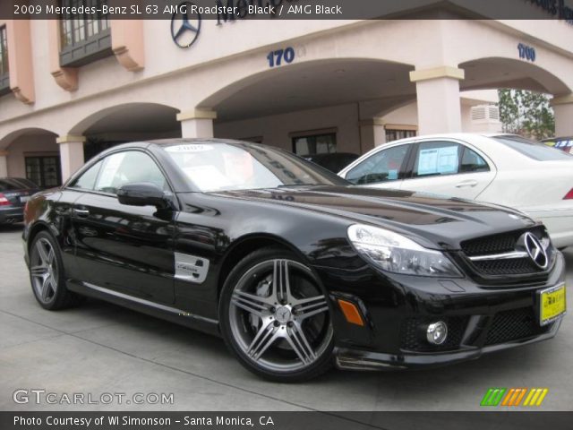 2009 Mercedes-Benz SL 63 AMG Roadster in Black