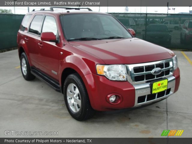 2008 Ford Escape Limited in Redfire Metallic