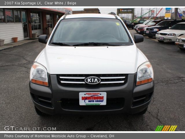 2007 Kia Sportage LX in Clear White