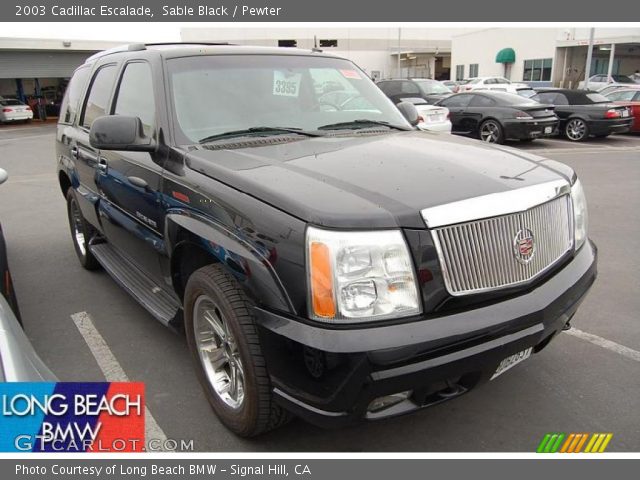 2003 Cadillac Escalade  in Sable Black