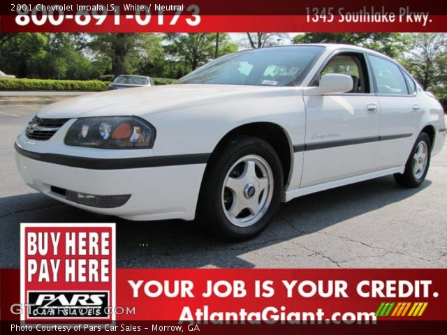 2001 Chevrolet Impala LS in White
