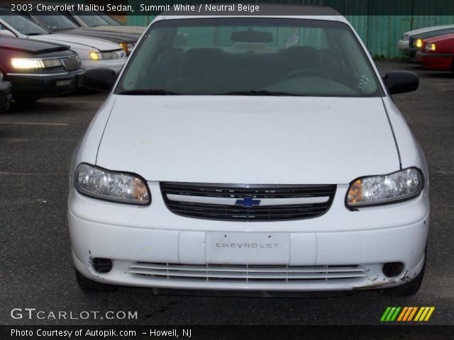 2003 Chevrolet Malibu Sedan in Summit White