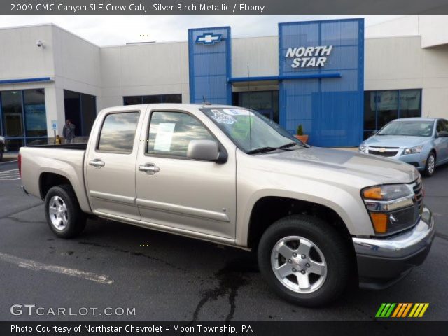 2009 GMC Canyon SLE Crew Cab in Silver Birch Metallic