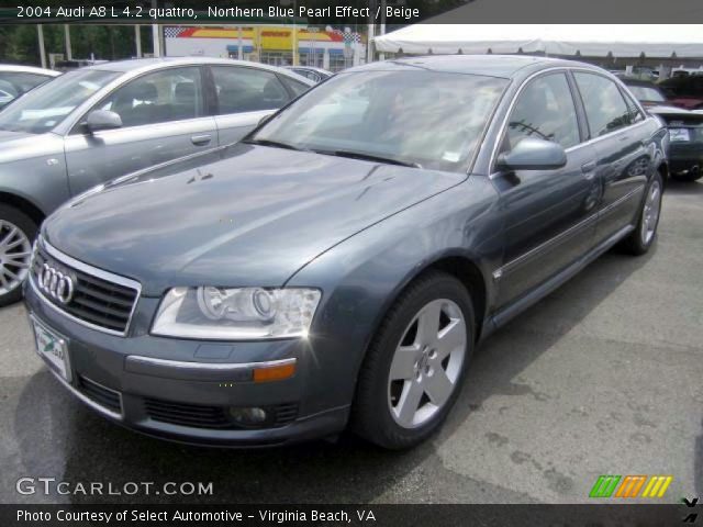 2004 Audi A8 L 4.2 quattro in Northern Blue Pearl Effect