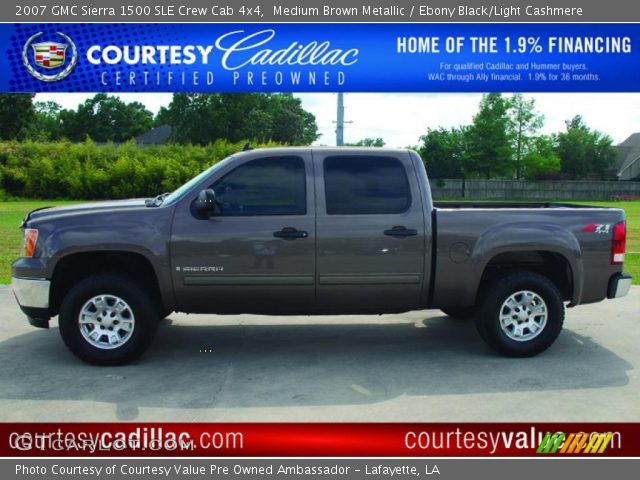 2007 GMC Sierra 1500 SLE Crew Cab 4x4 in Medium Brown Metallic