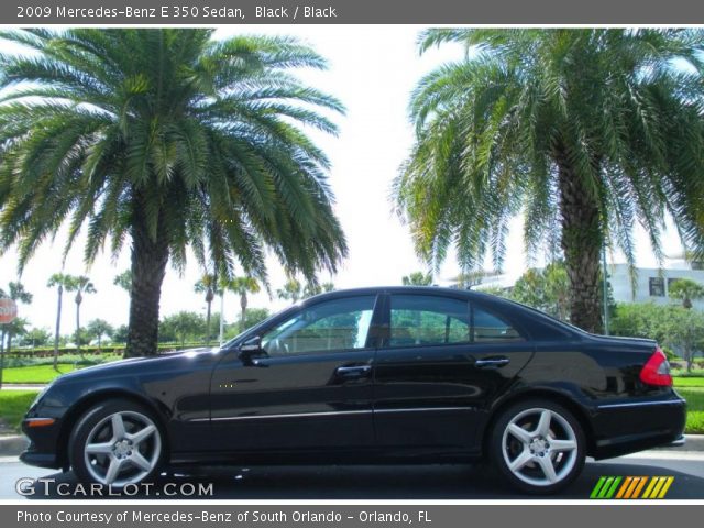 2009 Mercedes-Benz E 350 Sedan in Black