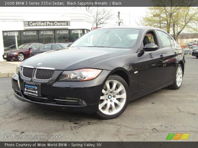 2008 BMW 3 Series 335xi Sedan in Black Sapphire Metallic