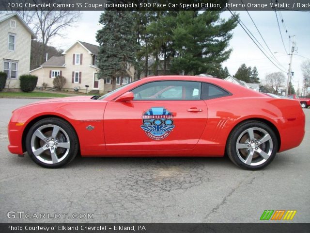 2010 Chevrolet Camaro SS Coupe Indianapolis 500 Pace Car Special Edition in Inferno Orange Metallic