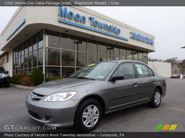 2005 Honda Civic Value Package Sedan in Magnesium Metallic