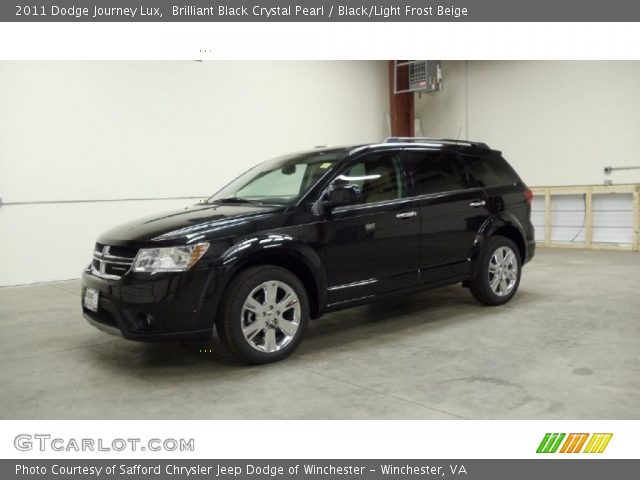 2011 Dodge Journey Lux in Brilliant Black Crystal Pearl