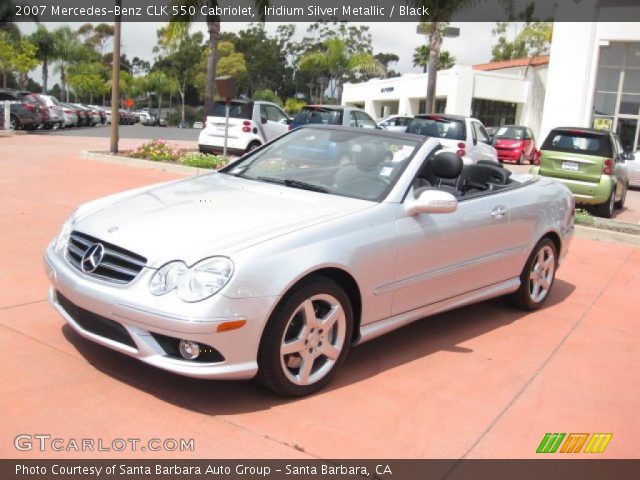 2007 Mercedes-Benz CLK 550 Cabriolet in Iridium Silver Metallic