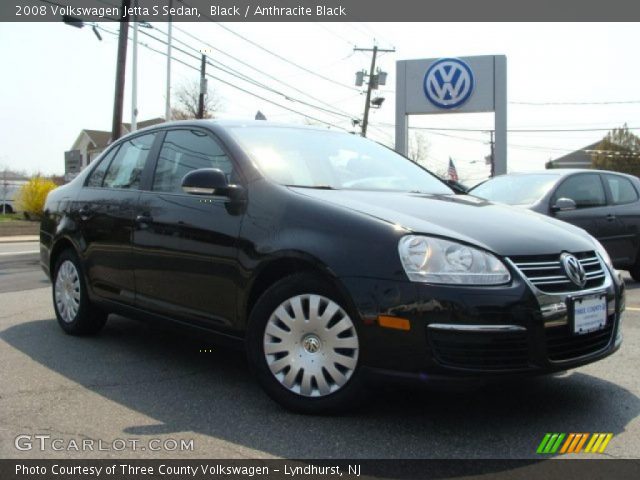 2008 Volkswagen Jetta S Sedan in Black