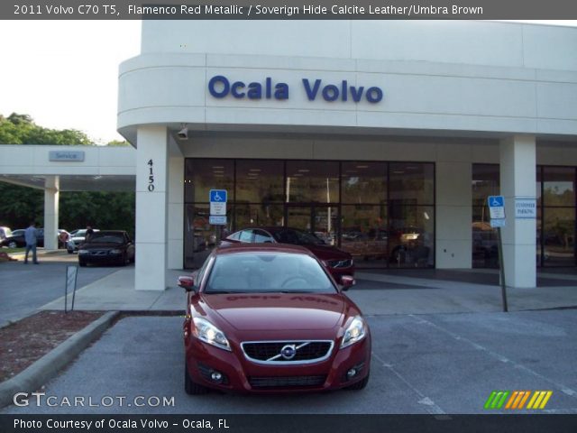 2011 Volvo C70 T5 in Flamenco Red Metallic