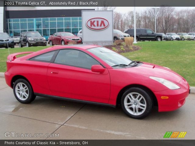 2001 Toyota Celica GT in Absolutely Red