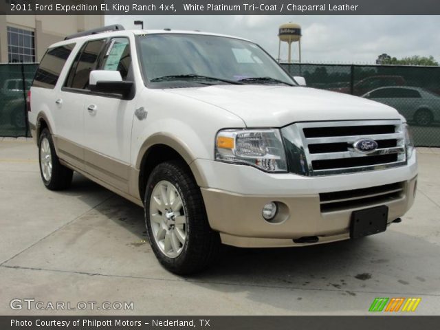 2011 Ford Expedition EL King Ranch 4x4 in White Platinum Tri-Coat