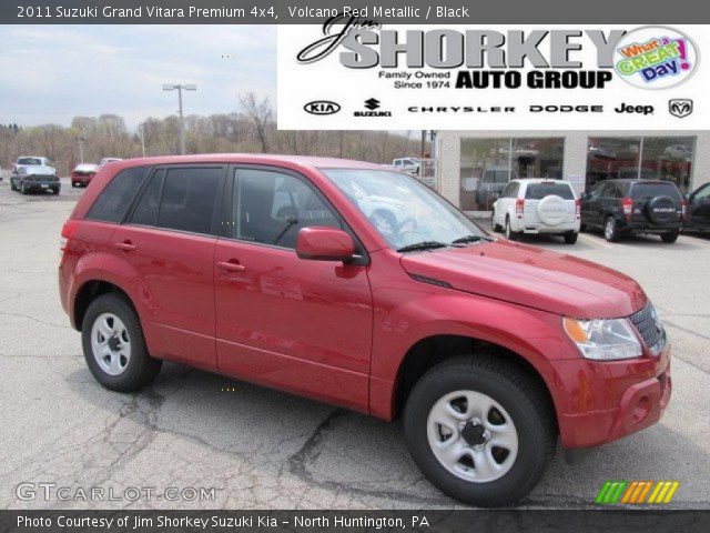 2011 Suzuki Grand Vitara Premium 4x4 in Volcano Red Metallic