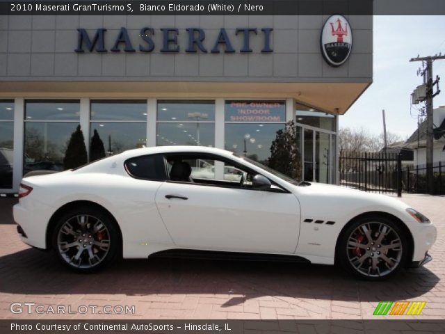 2010 Maserati GranTurismo S in Bianco Eldorado (White)