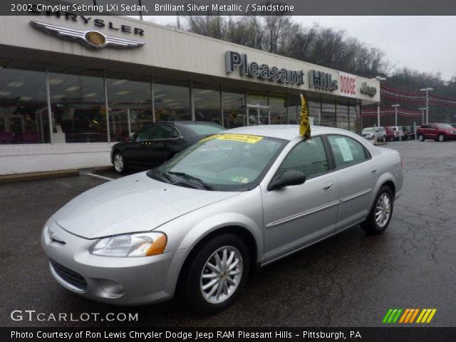 2002 Chrysler Sebring LXi Sedan in Brilliant Silver Metallic