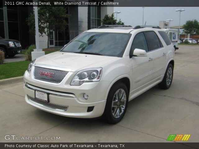 2011 GMC Acadia Denali in White Diamond Tintcoat