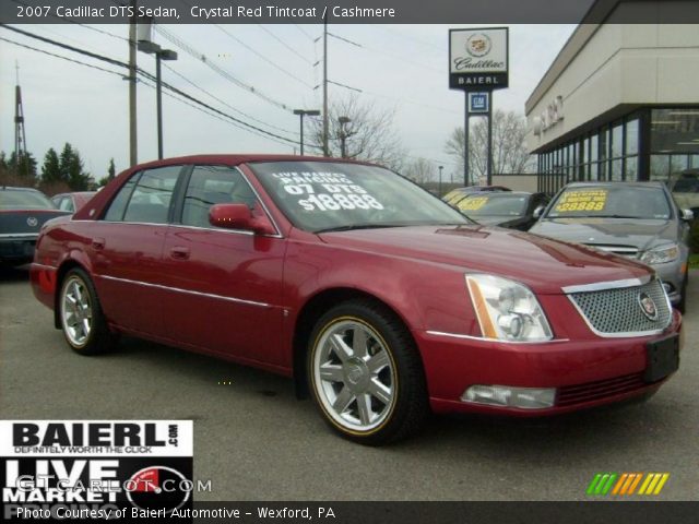 2007 Cadillac DTS Sedan in Crystal Red Tintcoat