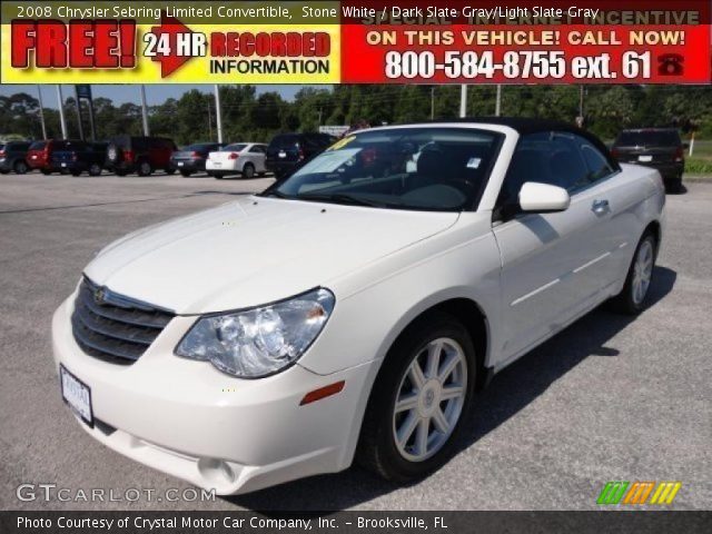 2008 Chrysler Sebring Limited Convertible in Stone White